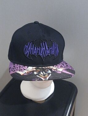 Batman Black and Purple Snapback Hat